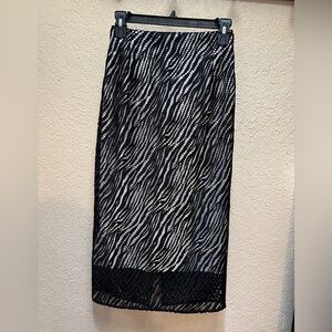 Hugo Boss Vezra Lace Overlay Skirt